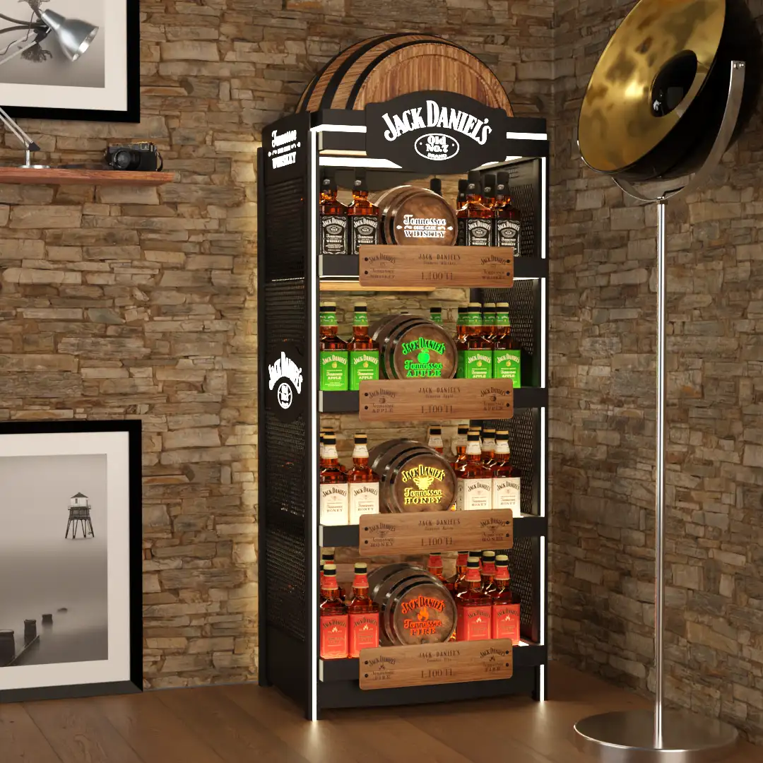 Jack Daniel's reyon tasarımı görsel 10