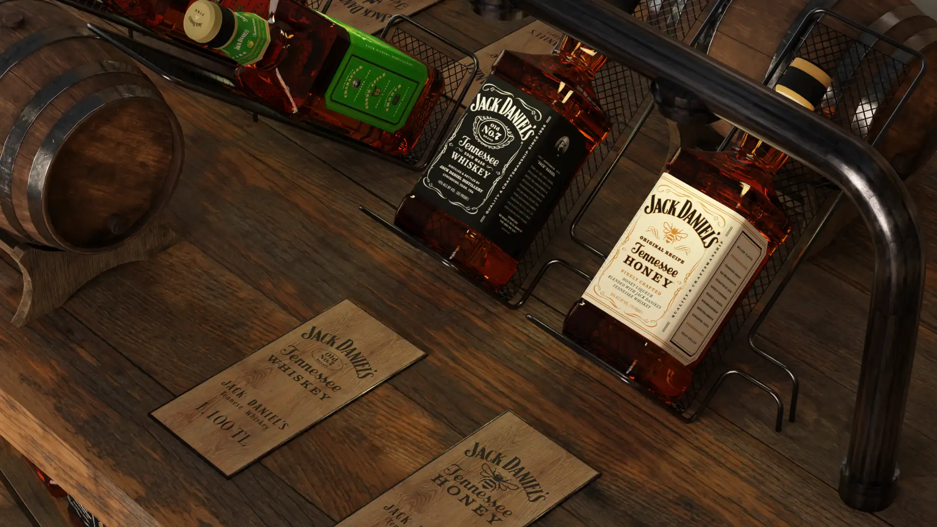 Jack Daniel's reyon tasarımı görsel 15