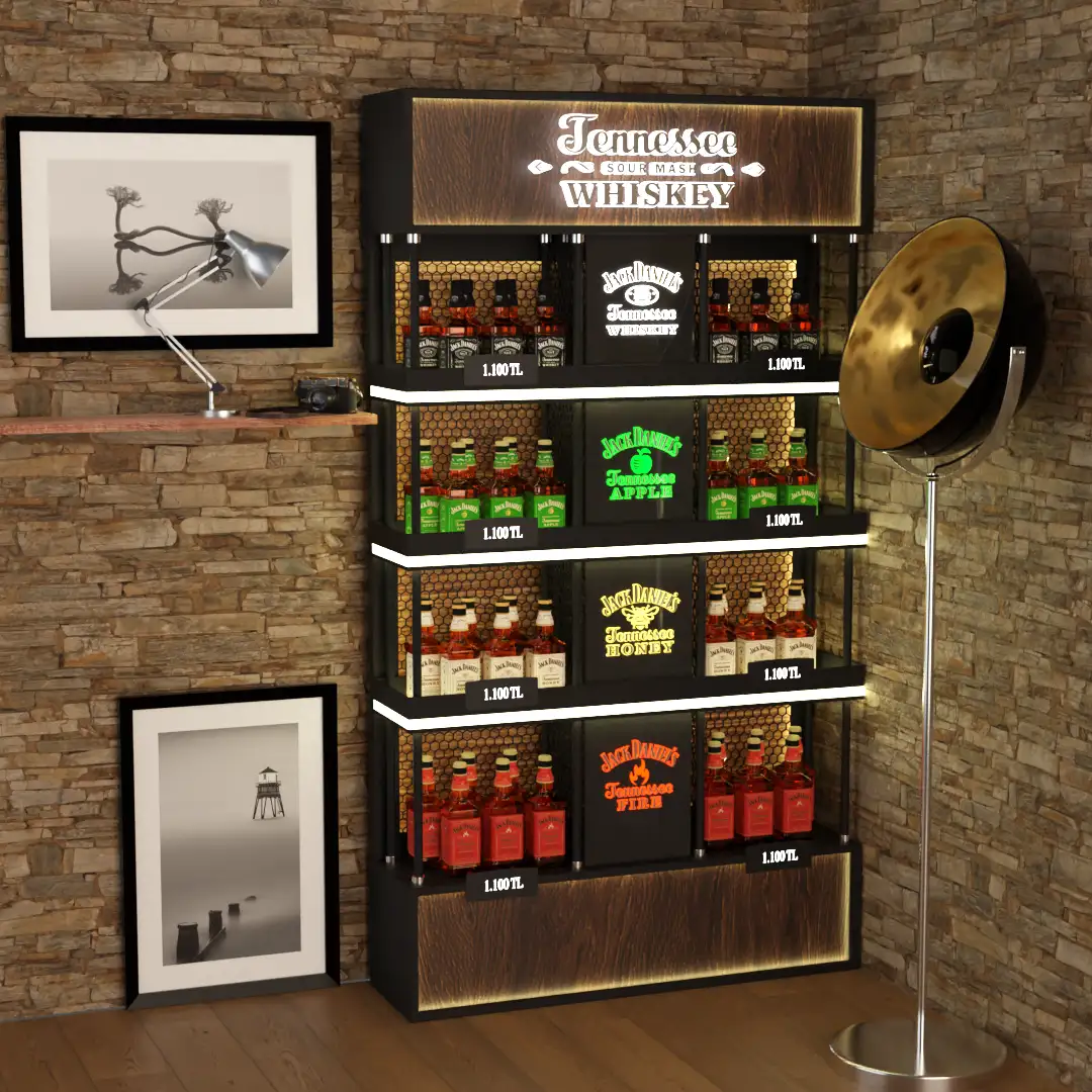 Jack Daniel's reyon tasarımı görsel 3