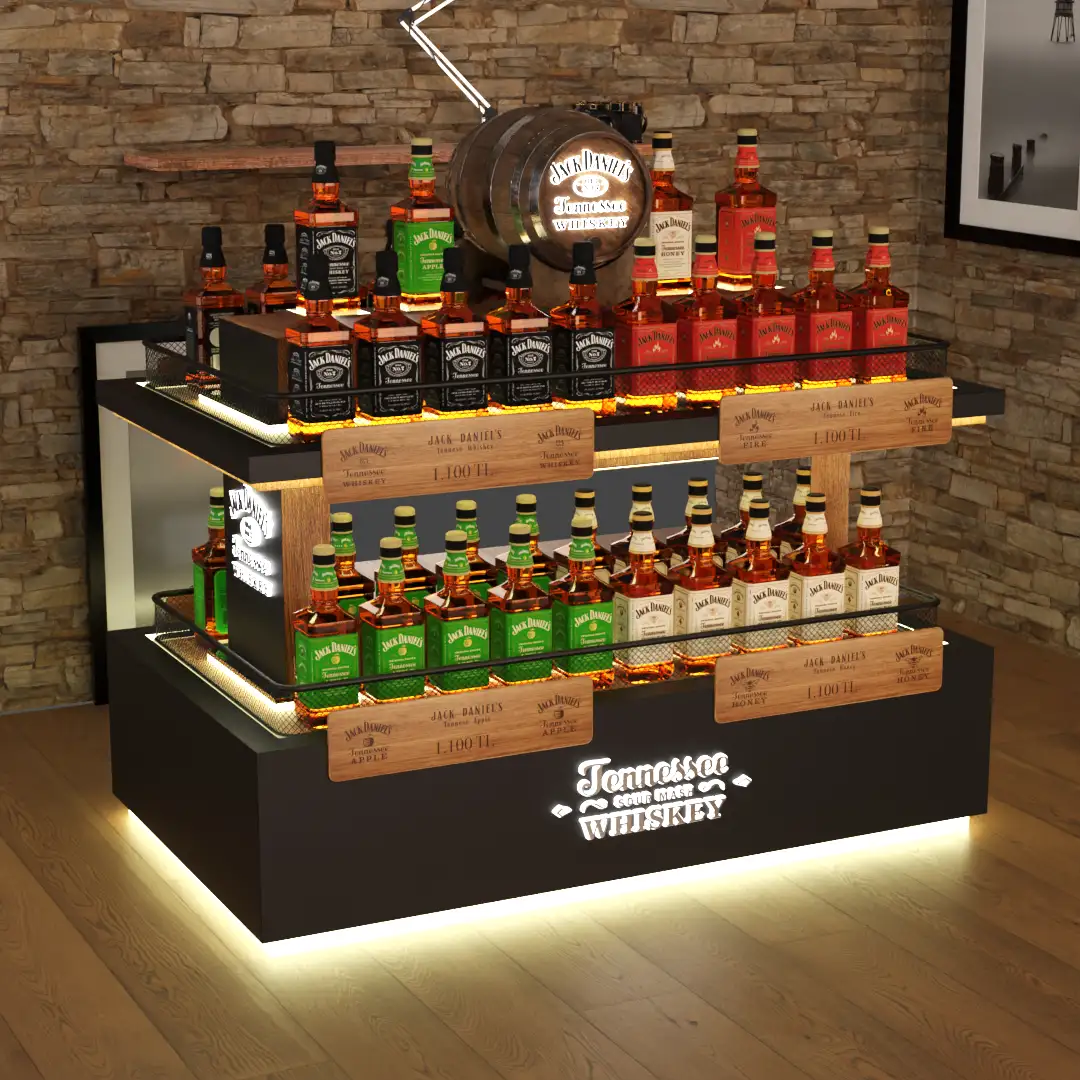 Jack Daniel's reyon tasarımı görsel 4