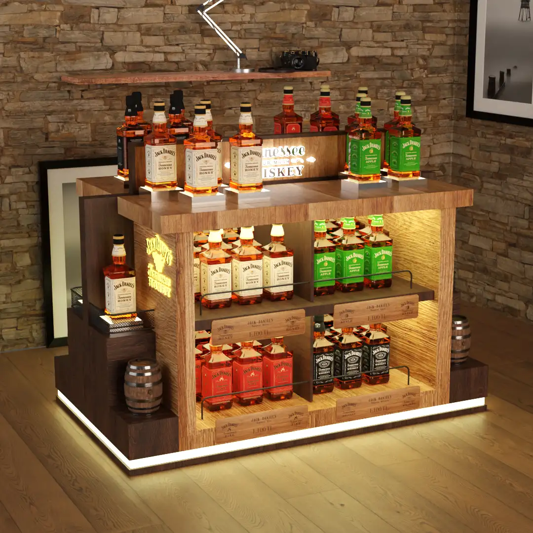 Jack Daniel's reyon tasarımı görsel 5