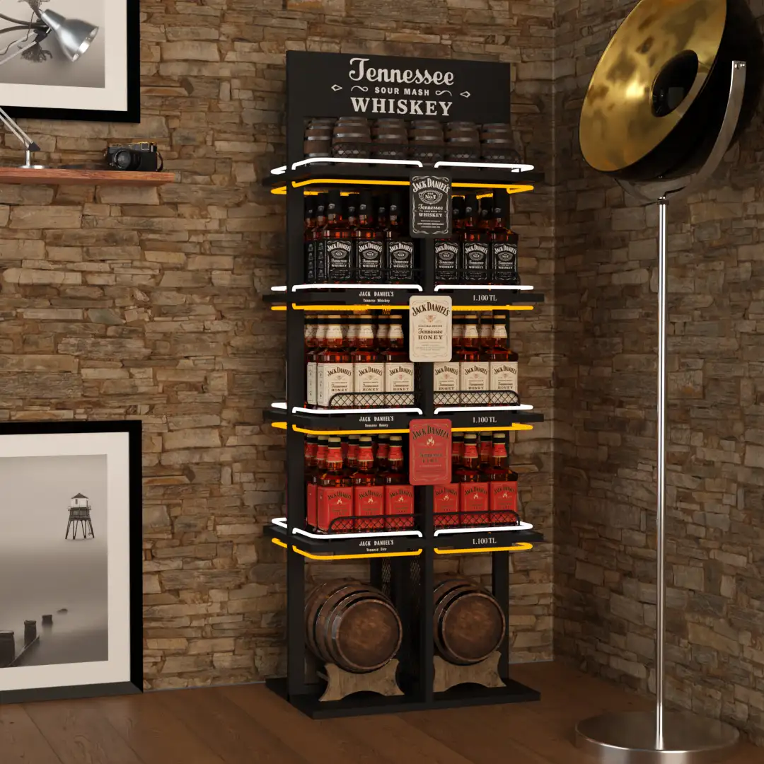 Jack Daniel's reyon tasarımı görsel 7