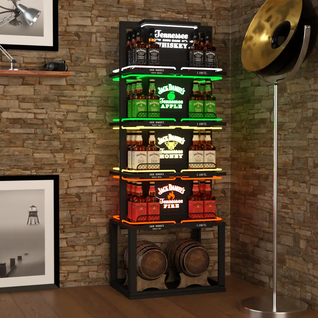 Jack Daniel's reyon tasarımı görsel 8