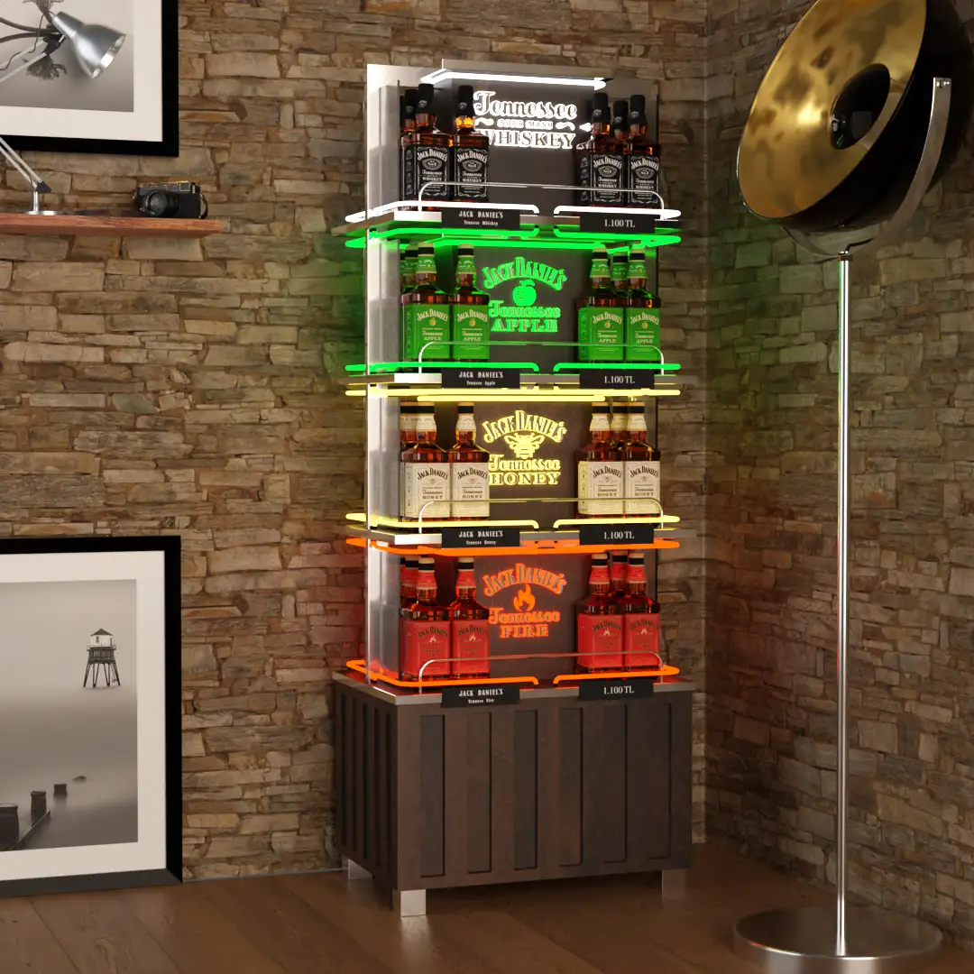 Jack Daniel's reyon tasarımı görsel 9