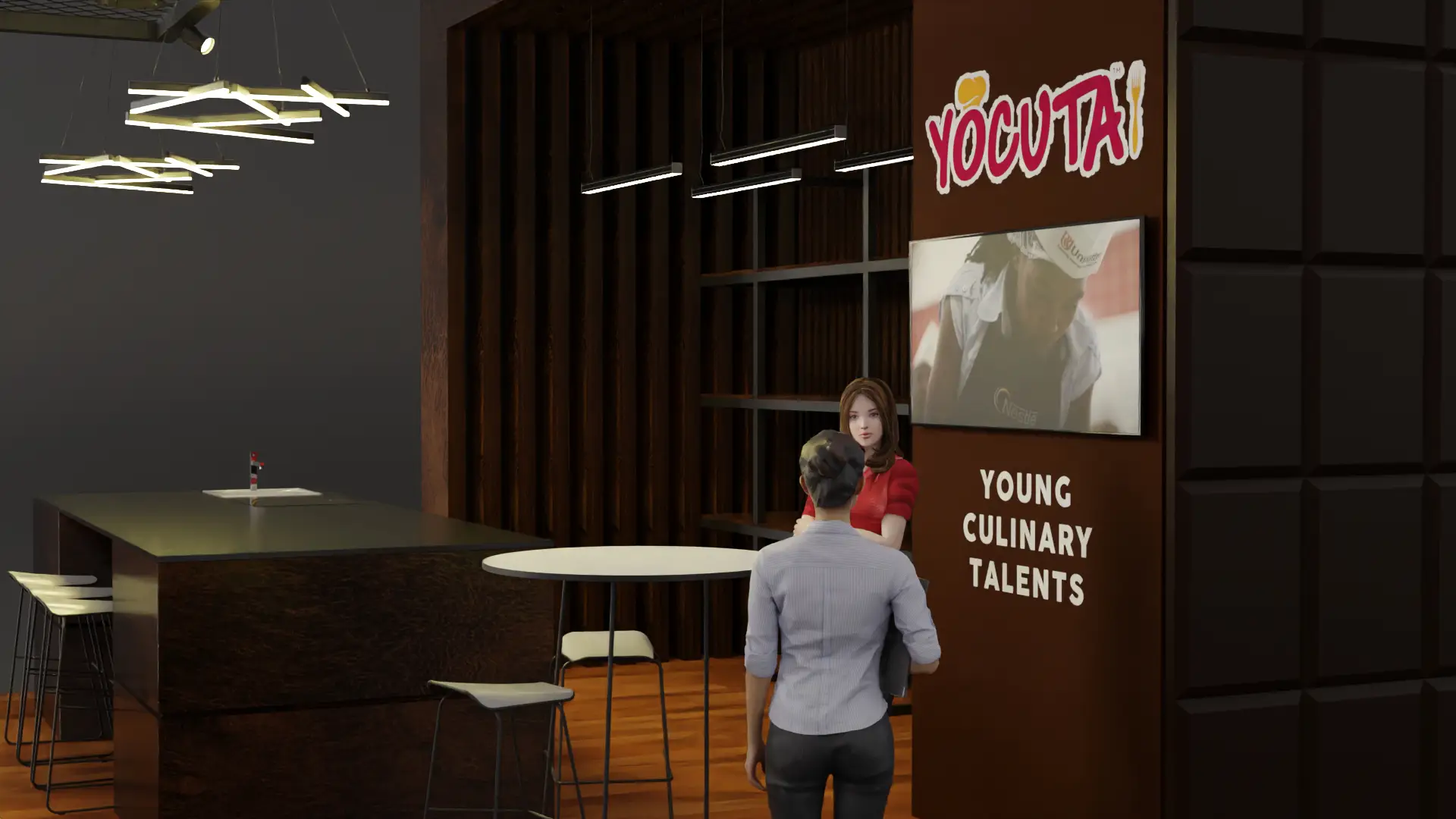 Nestle YOCUTA stand — YOCUTA CRM alanı