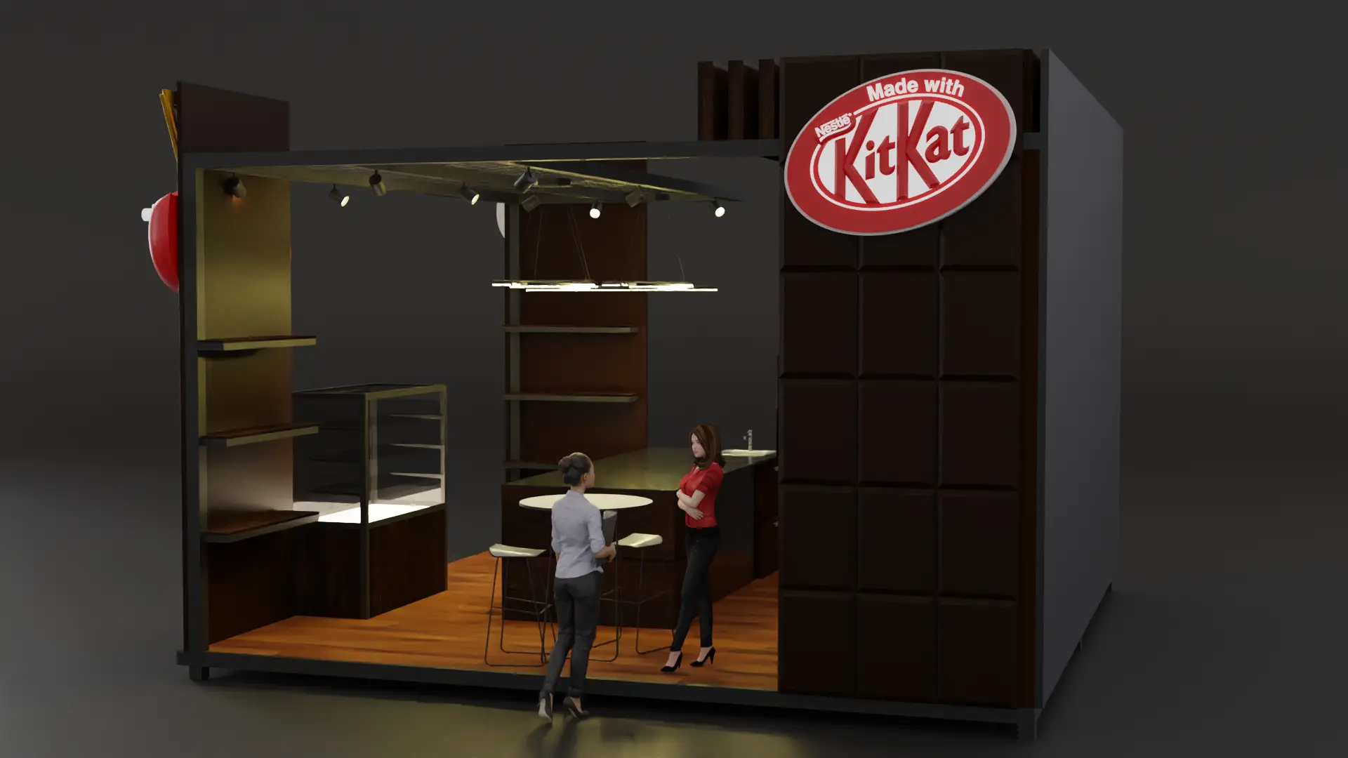 Nestle YOCUTA stand — sol taraf görünüşü 2