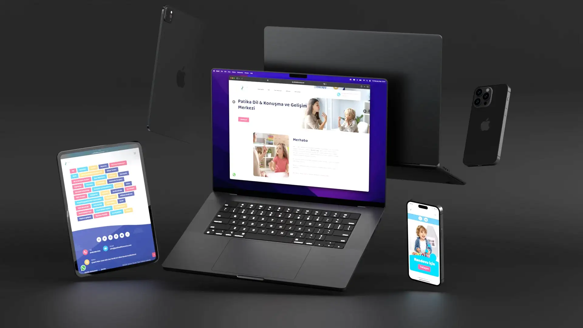 Patika Dil ve Konuşma Merkezi web tasarımı