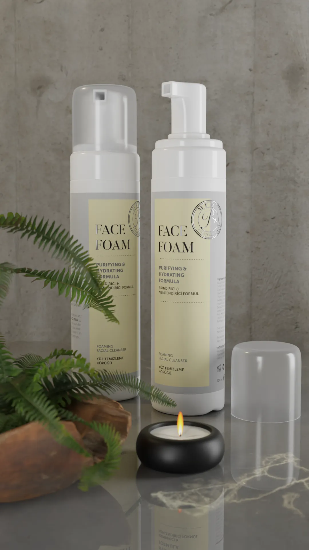 Rebul Cosmetics Face Foam 3D görselleştirme