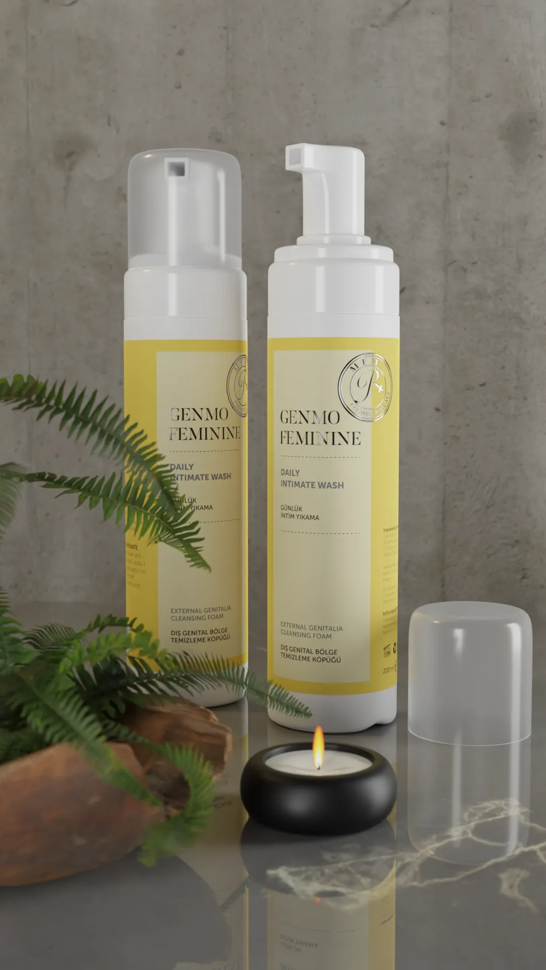 Rebul Cosmetics Genmo Feminine 3D görselleştirme