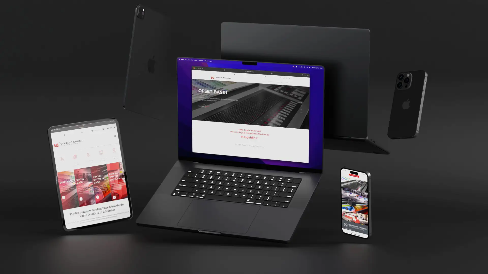 Seda Ozalit web tasarımı