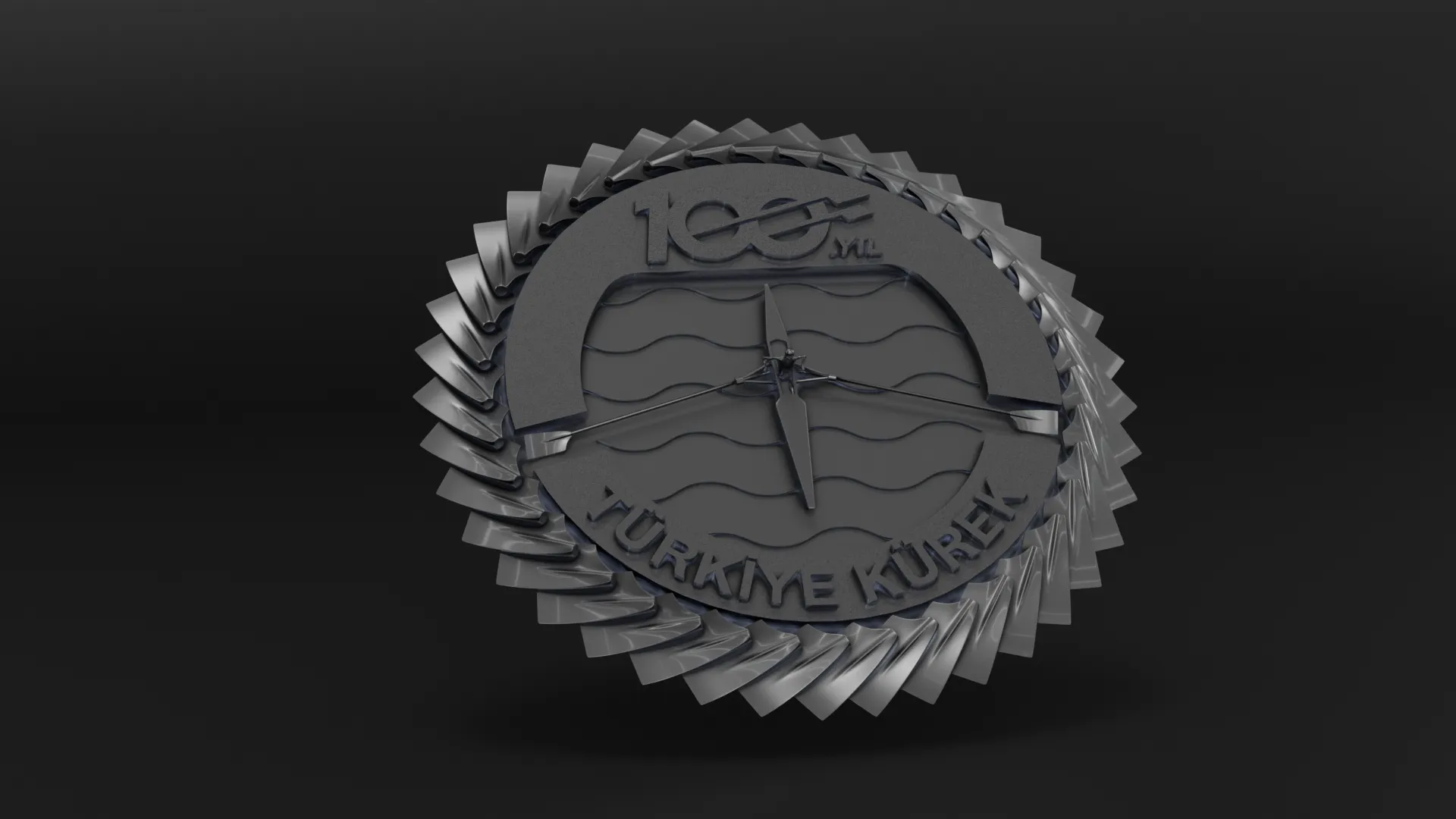 TKF ödül plaket tasarımı görsel 1